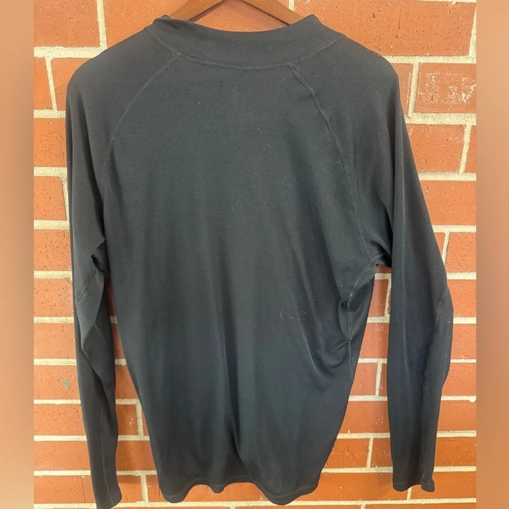 Patagonia Lightweight Quarter Zip Pullover Men’s Small/Medium Black Thin Layer